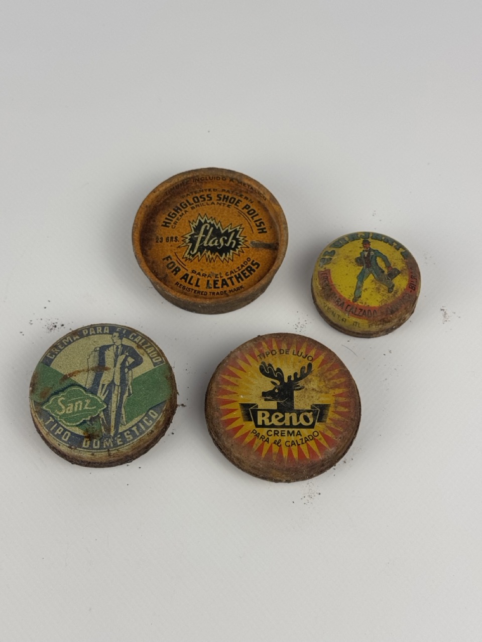 Lote latas calzado