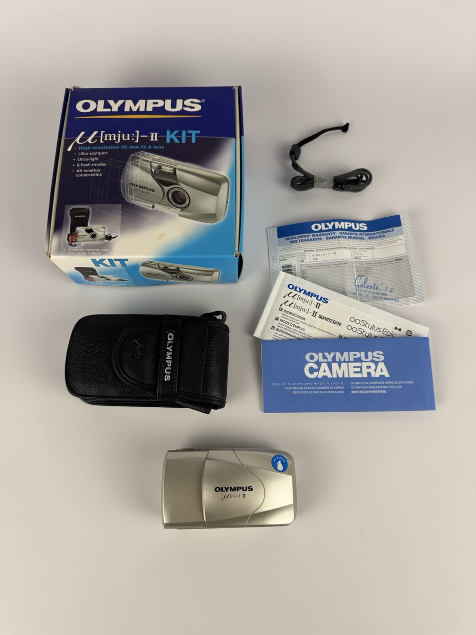 Olympus MJU II plata