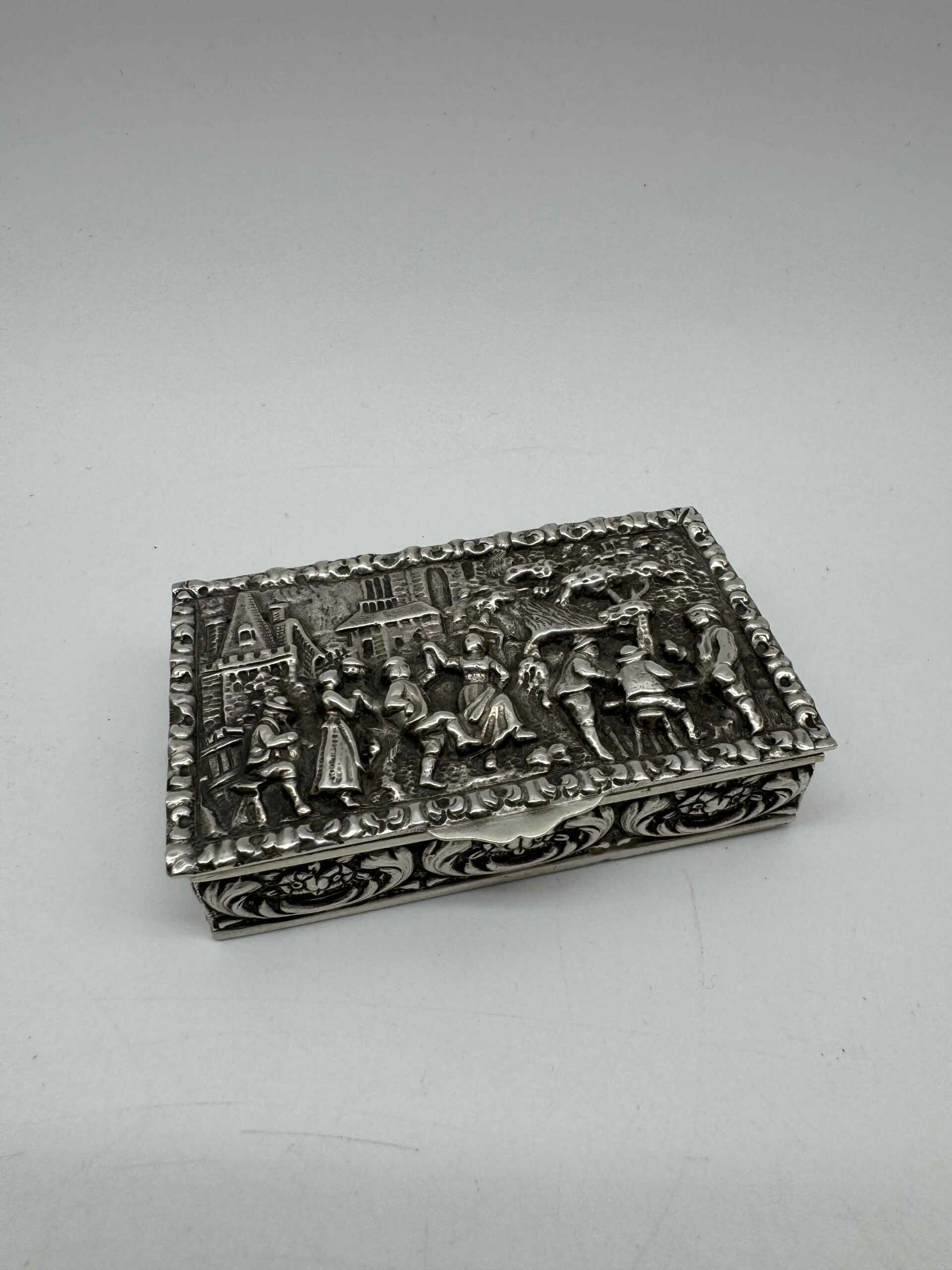 Cajita pastillero plata
