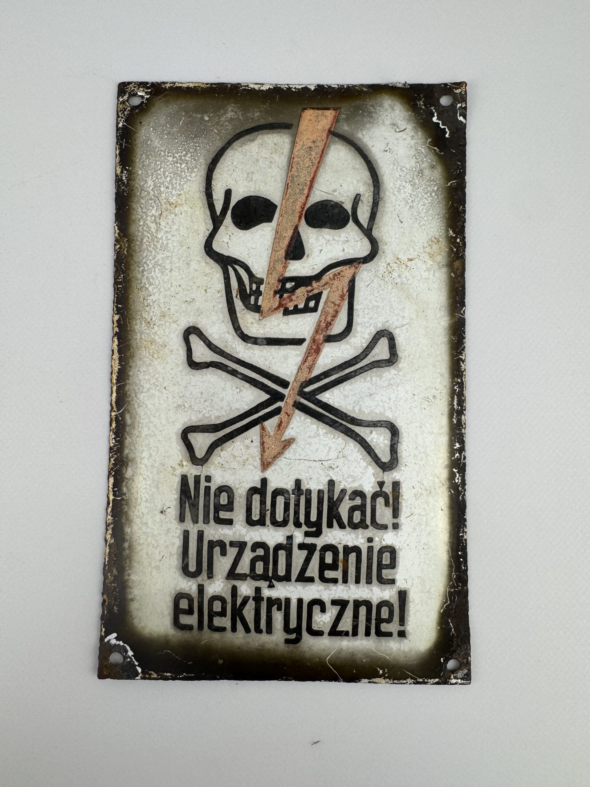 Placa esmaltada