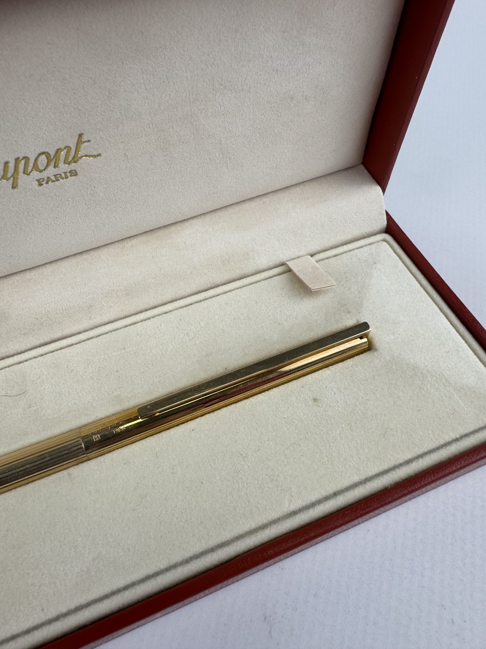 Bolígrafo Dupont dorado - Imagen 3