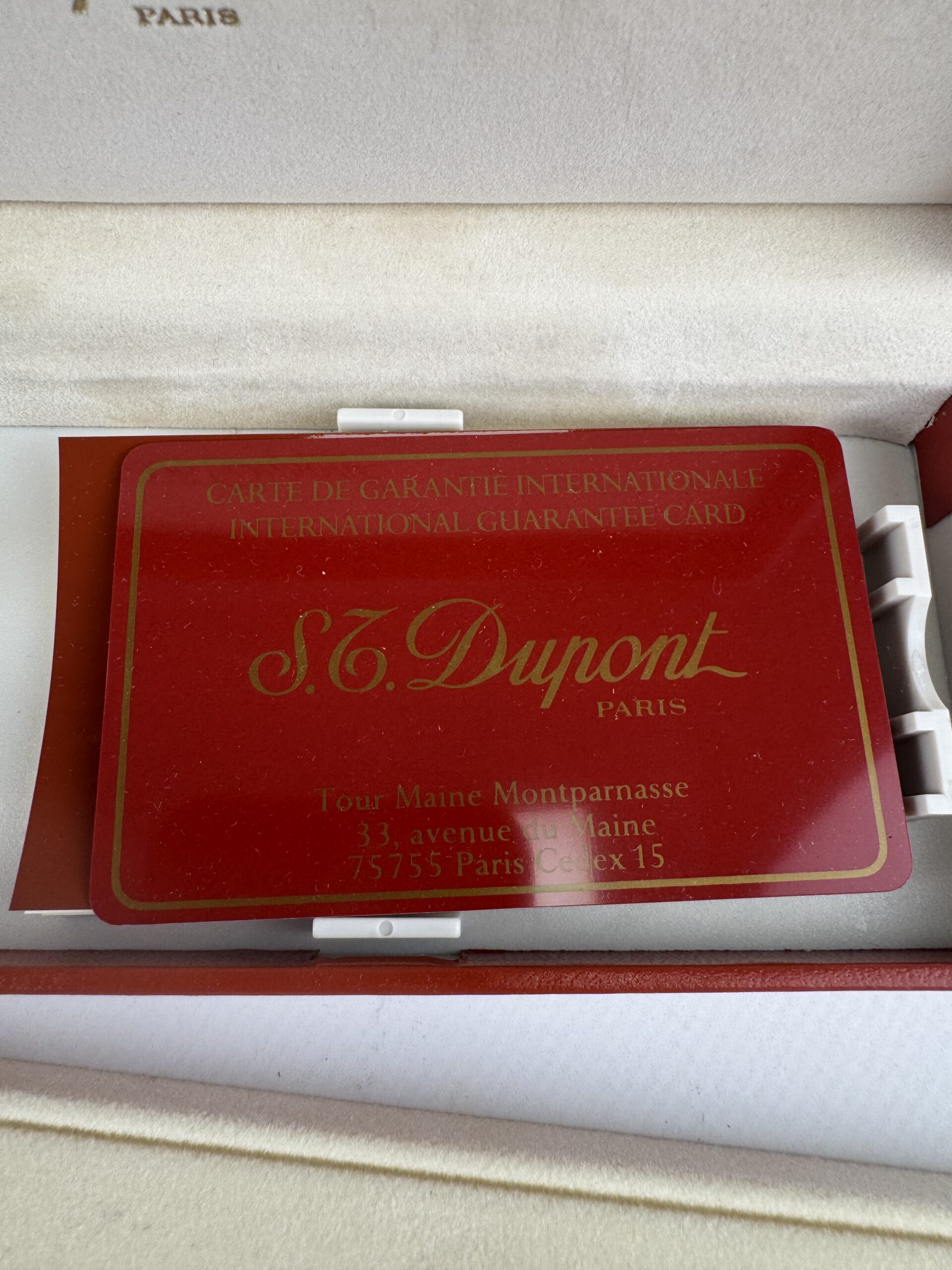 Bolígrafo Dupont dorado - Imagen 6