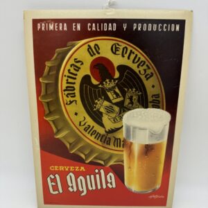 Cartel Cervezas El Aguila