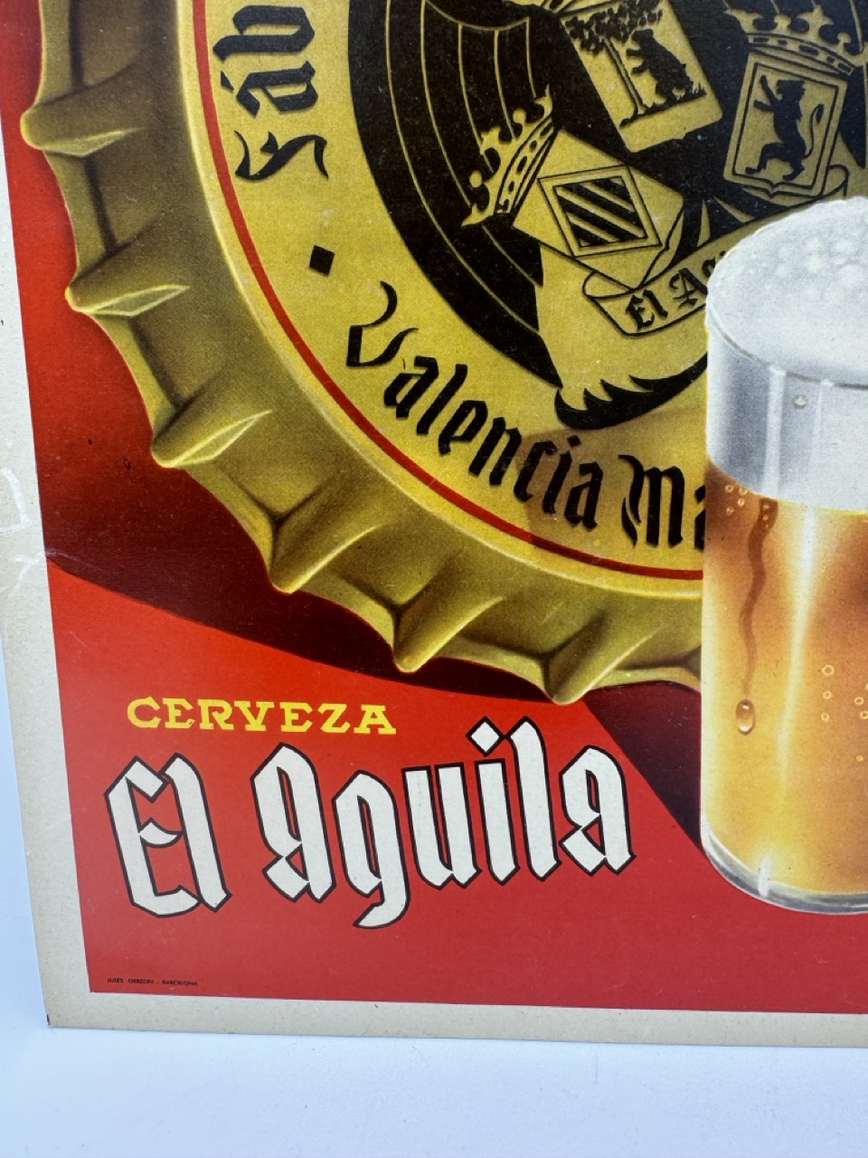 Cartel Cervezas El Aguila - Imagen 4