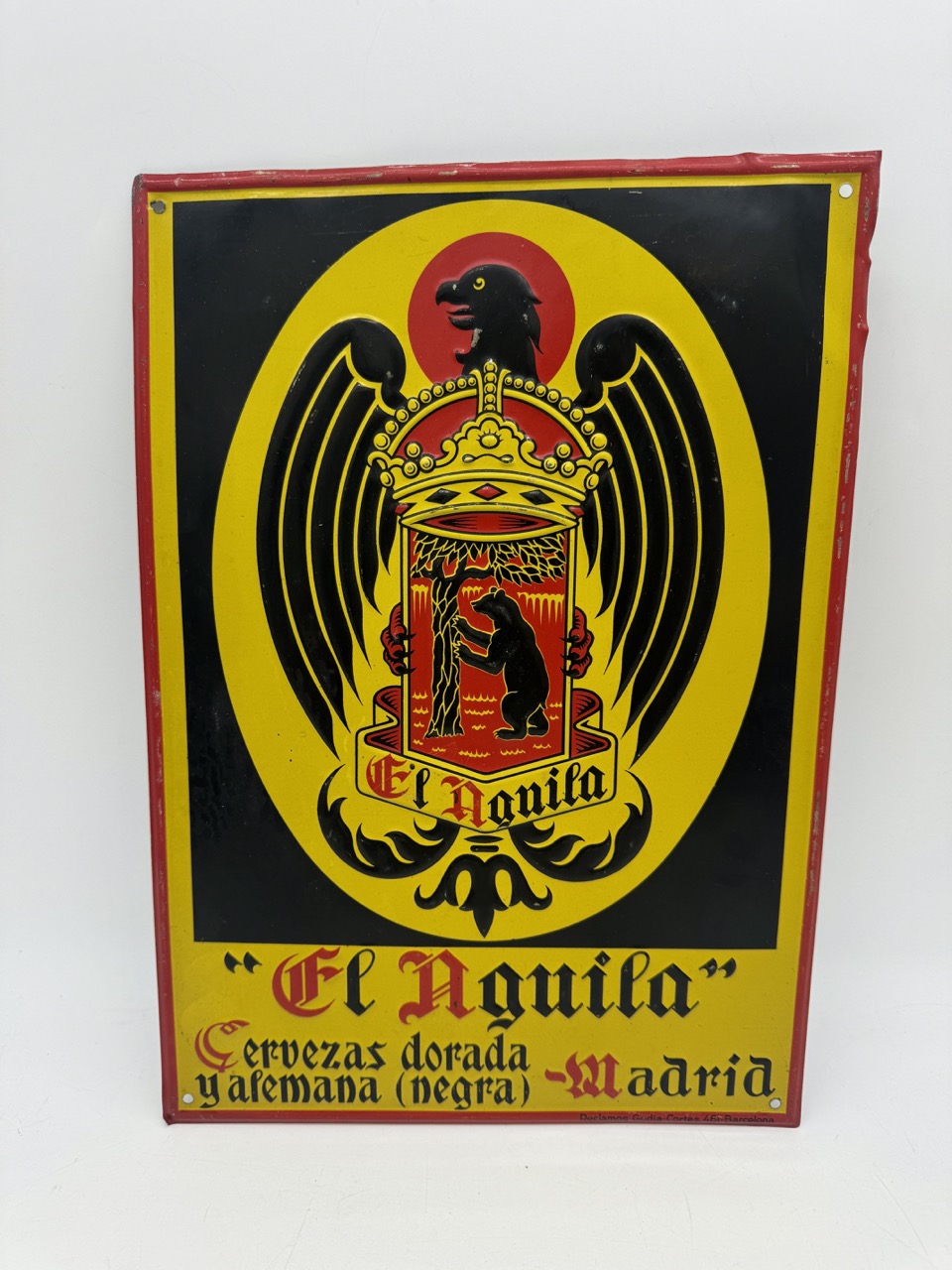 Chapa Cervezas El Águila