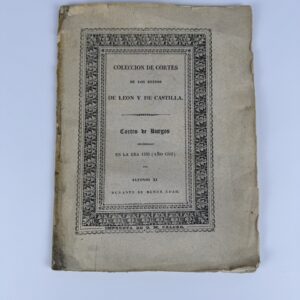 Libro Cortes de Burgos