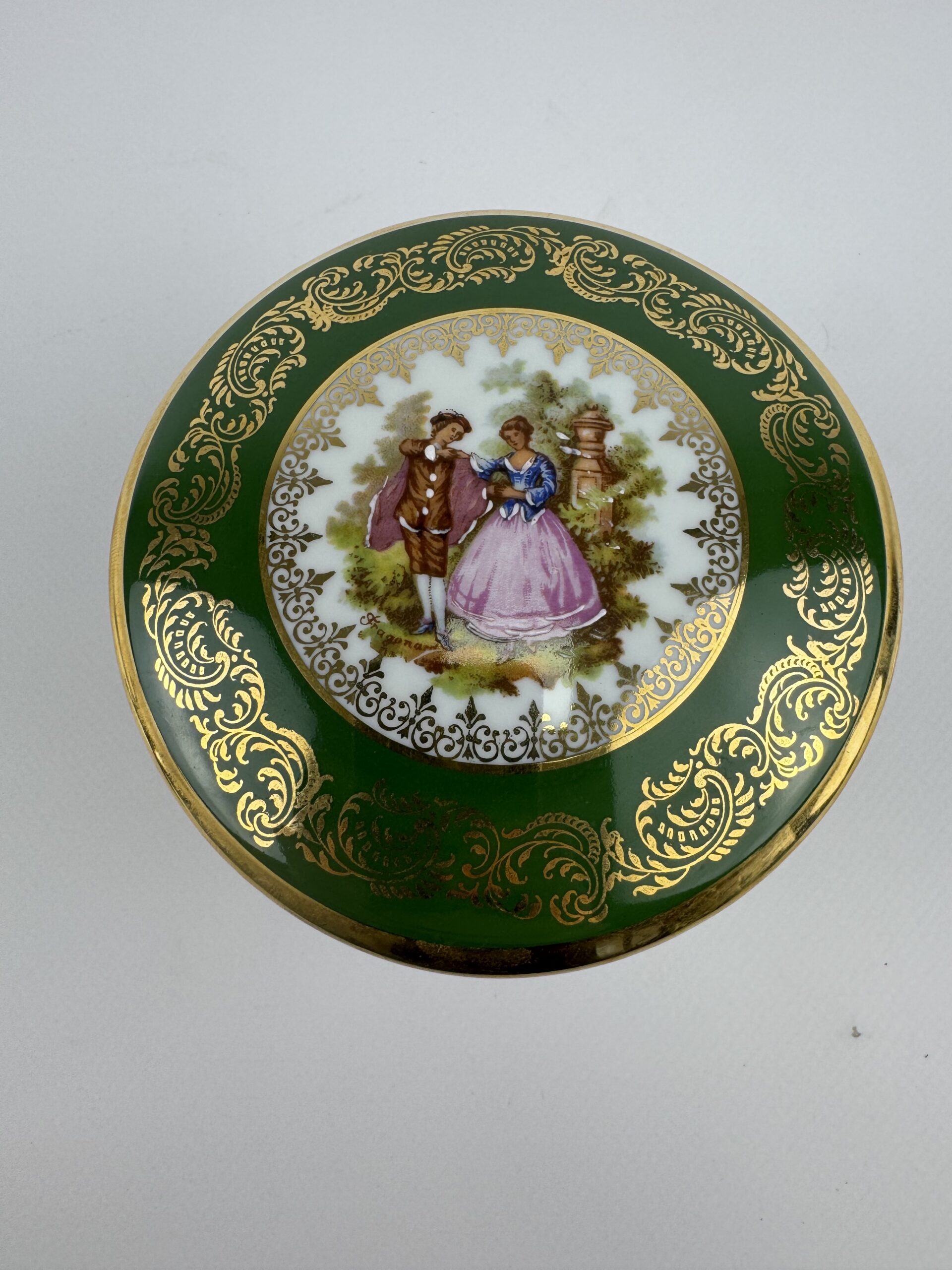 Caja porcelana Limoges - Imagen 2