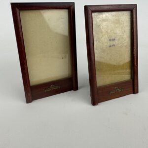 Pareja marcos madera