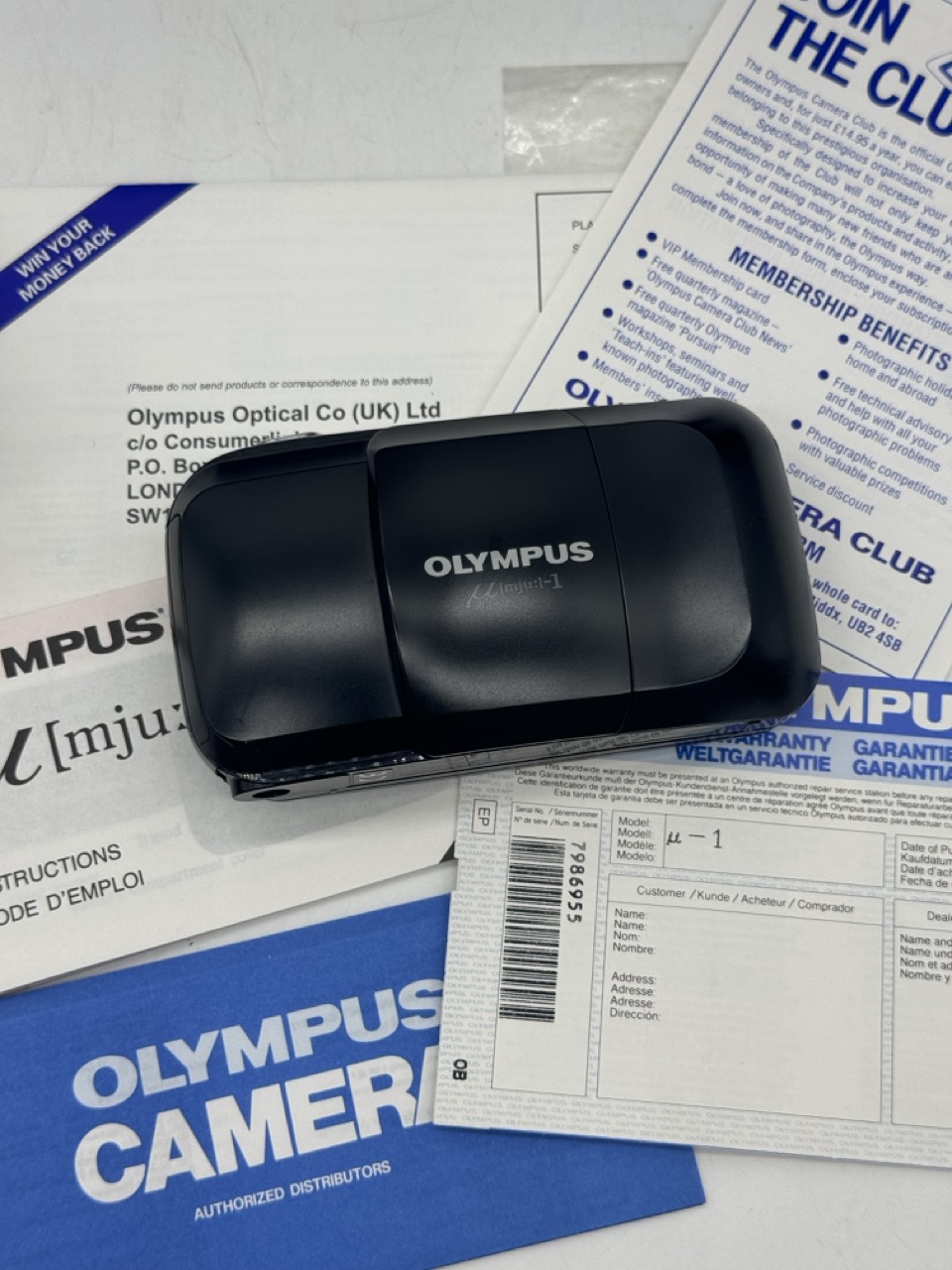 Olympus MJU I negra - Imagen 3