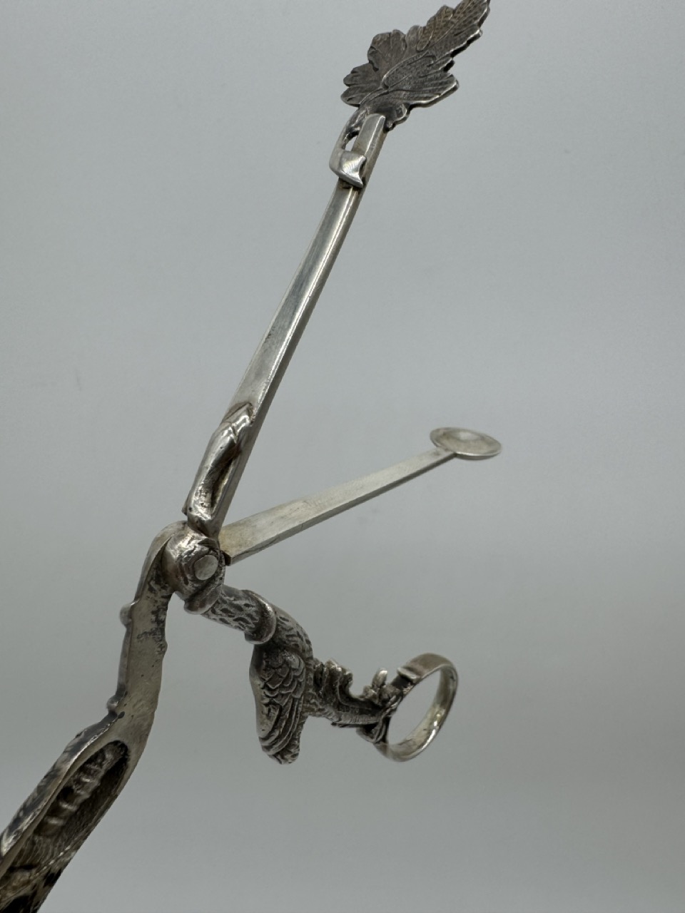 Pinza plata de ley garza - Imagen 5